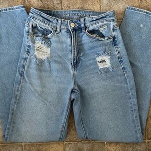 American Eagle mom straight jeans